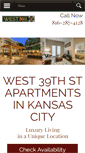 Mobile Screenshot of apartments39thstreetwestkc.com